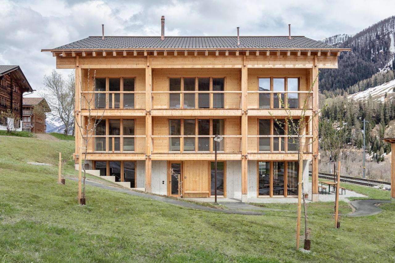 Berglodge Goms Münster Exteriör bild